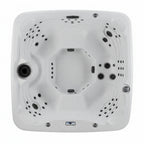 LS700DX Pillow Bundle - 7 Person, 90-Jet, 220-Volt, Sea Salt/ Coastal Gray with Spa Pillows Included!