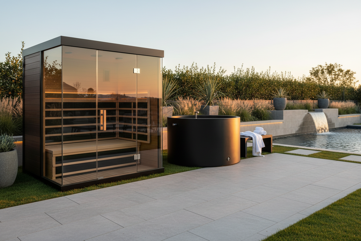 Luxury Backyard Wellness Golden Hour